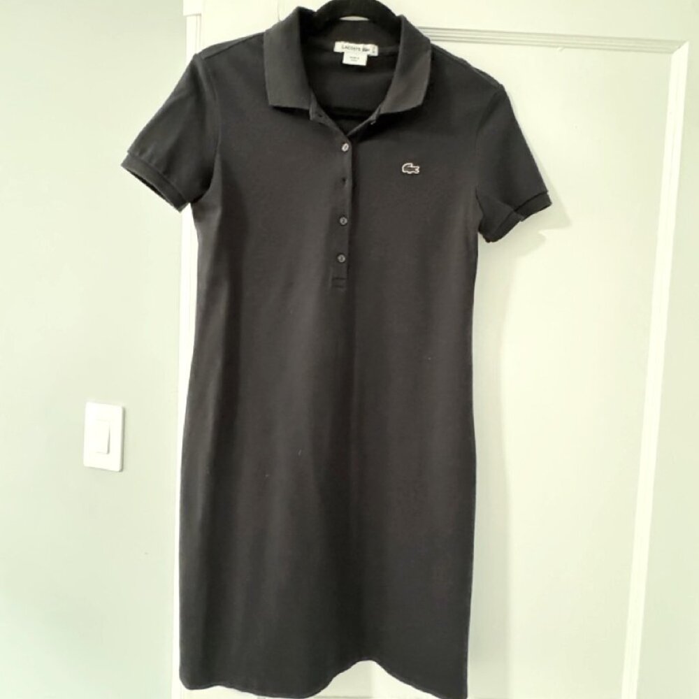 Lacoste Polo Dress - Black